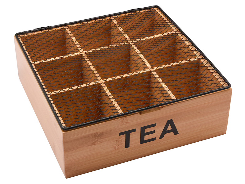 Pudełko organizer kuchenny Compact bambusowy 376599