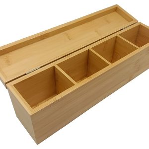 Pudełko organizer kuchenny Tao bambusowy 376596