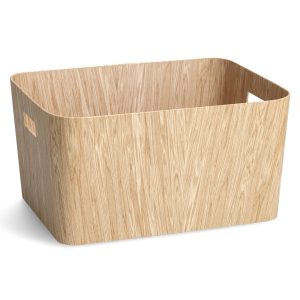Pudełko z wytrzymałego kartonu WOOD, 39,5 x 30,5 x 20 cm 211611