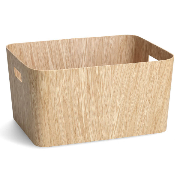 Pudełko z wytrzymałego kartonu WOOD, 39,5 x 30,5 x 20 cm 211611