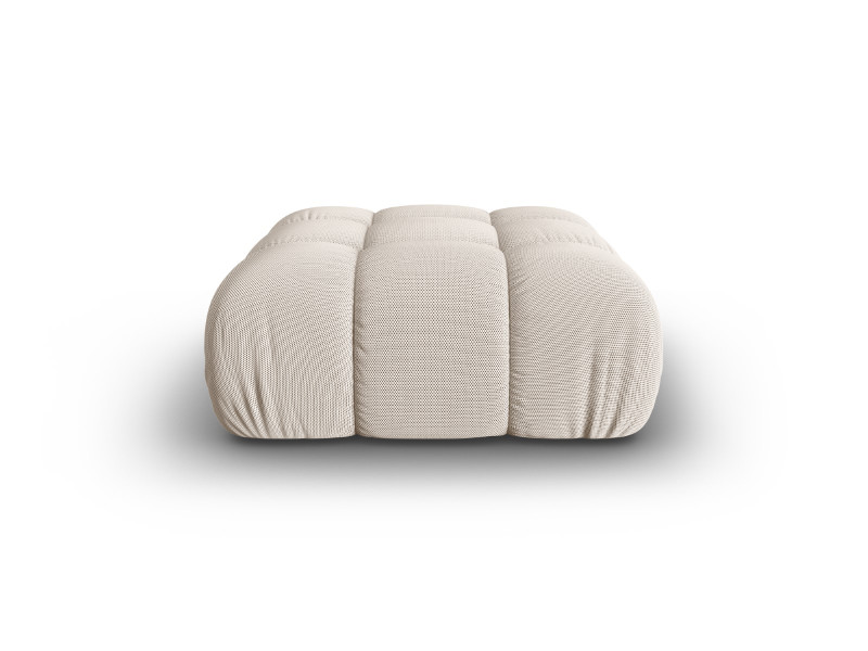 Puf BELLIS materiał 3D beż jasny 673746