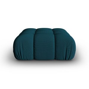 Puf BELLIS materiał 3D granatowy 673923 Puf BELLIS materiał 3D granatowy 673923