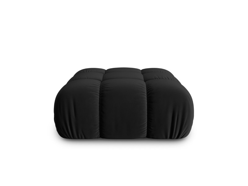 Puf BELLIS Welur Czarny 279519