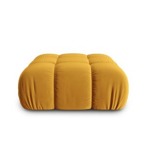 Puf BELLIS Welur Żółty 279836 Puf BELLIS Welur Żółty 279836