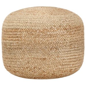 Puf Brąz 45 x 30 cm juta vidaXL 492017 Puf Brąz 45 x 30 cm juta vidaXL 492017