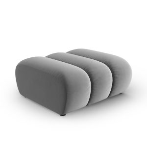 Puf LUPINE welur szary 673935 Puf LUPINE welur szary 673935