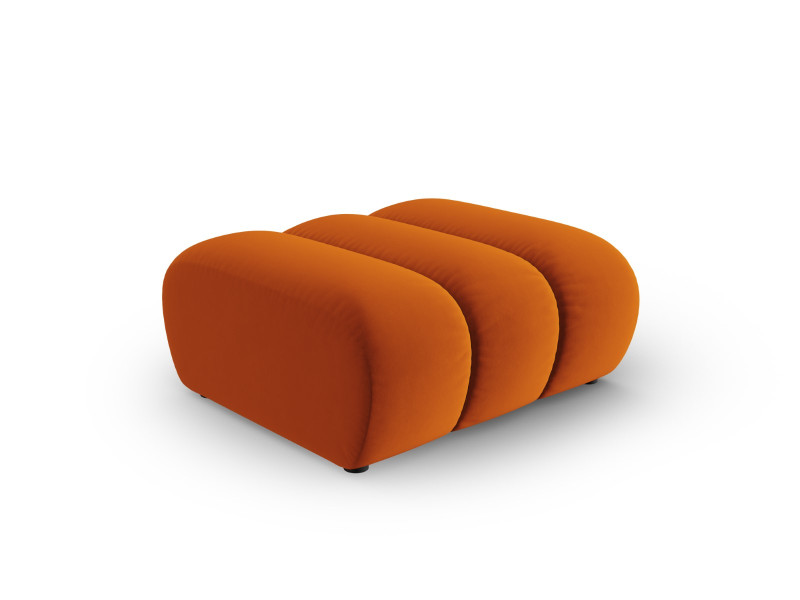 Puf LUPINE welur terakota 673907