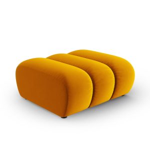 Puf LUPINE welur żółty 673790 Puf LUPINE welur żółty 673790