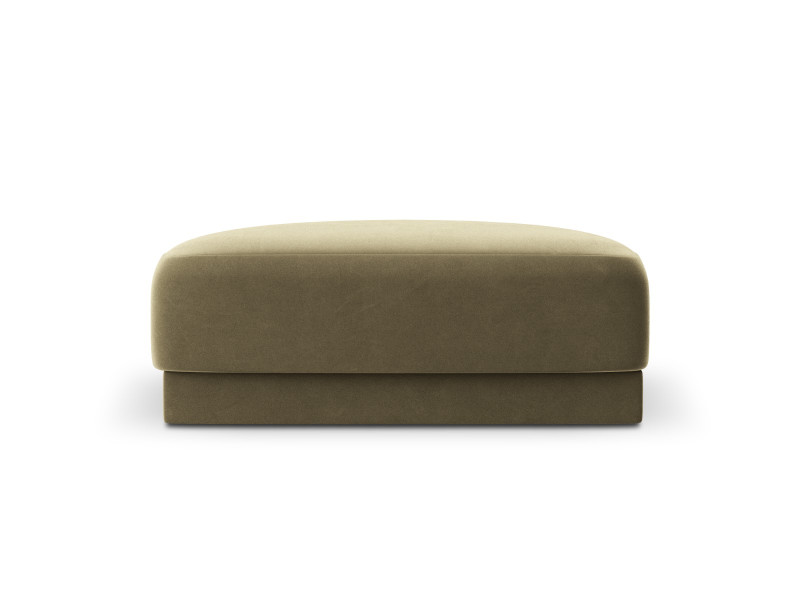Puf MILEY Welur Zielony 279627