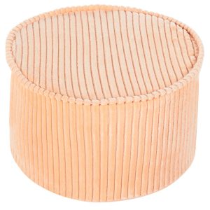 Puf podnóżek bawełna 40×25 brzoskwiniowy 433584 Puf podnóżek bawełna 40×25 brzoskwiniowy 433584