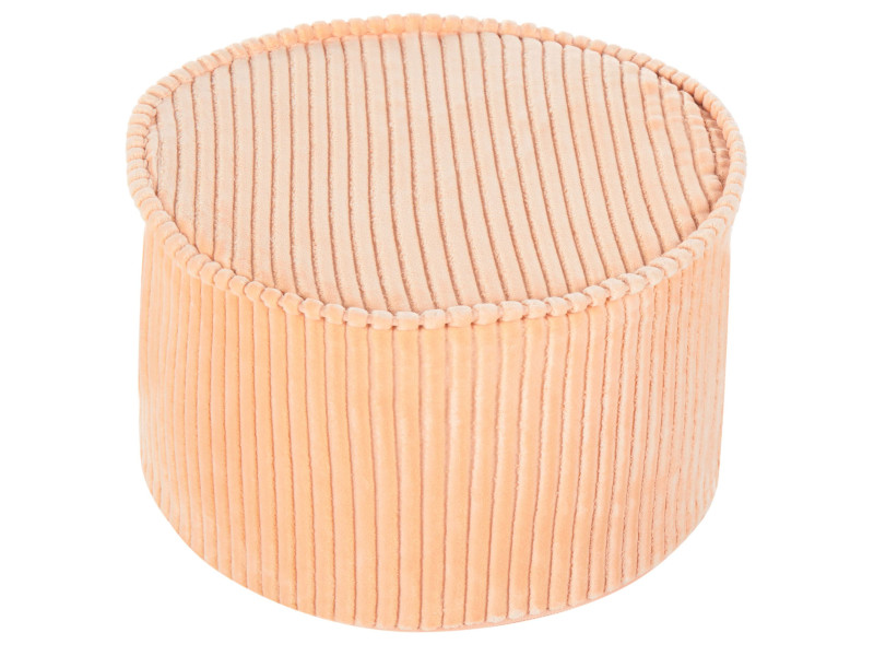 Puf podnóżek bawełna 40x25 brzoskwiniowy 433584