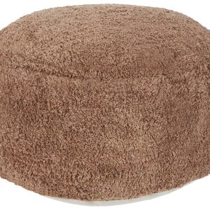 Puf podnóżek okrągły boho brązowy 451121 Puf podnóżek okrągły boho brązowy 451121