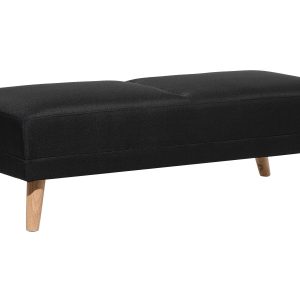 Puf stołek retro czarny 77186 Puf stołek retro czarny 77186