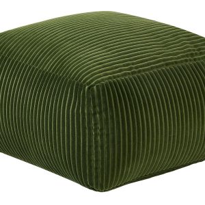 Puf sztruksowy wsad kulkowy zielony 60440 Puf sztruksowy wsad kulkowy zielony 60440