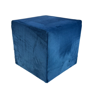 Pufa 40×40 cm VELVET MINKY kwadratowa siedzisko miękki welur granatowa 795178 Pufa 40×40 cm VELVET MINKY kwadratowa siedzisko miękki welur granatowa 795178