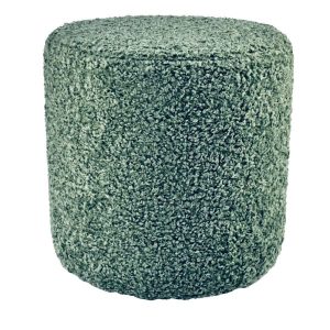 Pufa 40×40 cm kwadratowa ROLF baranek bouclé podnóżek turkusowa 795121 Pufa 40×40 cm kwadratowa ROLF baranek bouclé podnóżek turkusowa 795121
