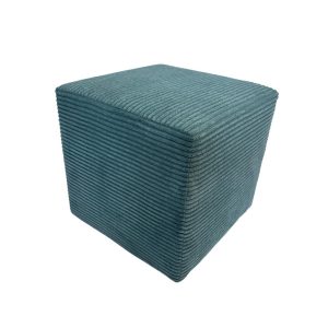 Pufa 40×40 sztruks kwadratowa POSO pufa do salonu siedzisko morska 795023 Pufa 40×40 sztruks kwadratowa POSO pufa do salonu siedzisko morska 795023
