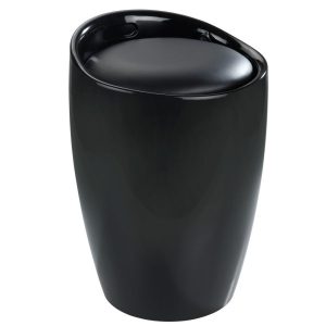 Pufa CANDY BLACK – kosz na pranie, 2w1, WENKO 153223 Pufa CANDY BLACK – kosz na pranie, 2w1, WENKO 153223