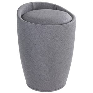 Pufa CANDY GREY – kosz na pranie, 2w1, WENKO 153218 Pufa CANDY GREY – kosz na pranie, 2w1, WENKO 153218