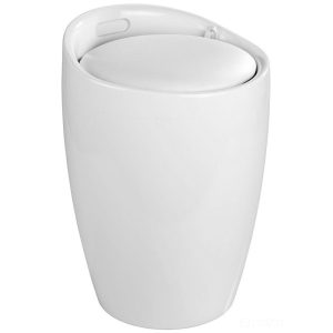 Pufa CANDY WHITE – kosz na pranie, 2 w 1 , WENKO 153210 Pufa CANDY WHITE – kosz na pranie, 2 w 1 , WENKO 153210