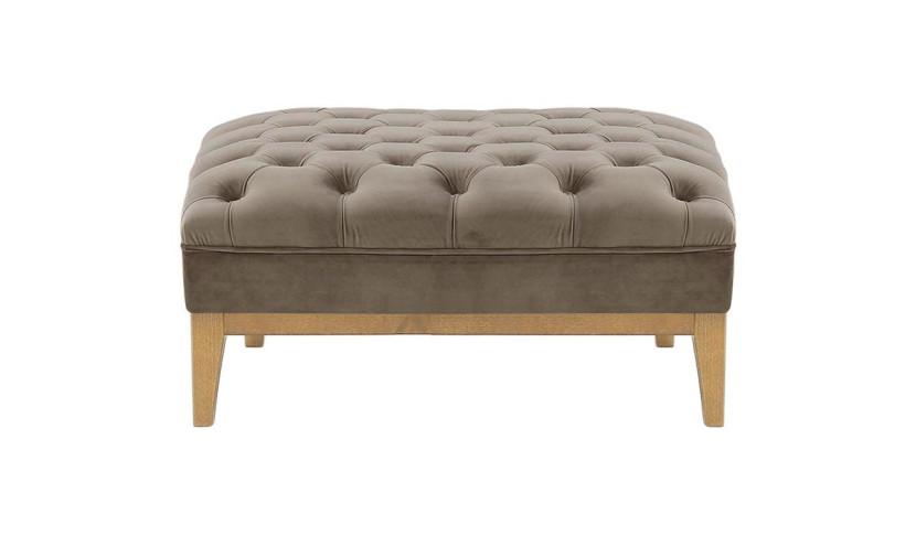 Pufa Chesterfield Modern Wood-Velluto 17 195089