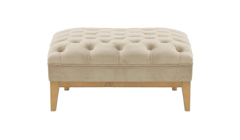 Pufa Chesterfield Modern Wood-Velluto 2 195165