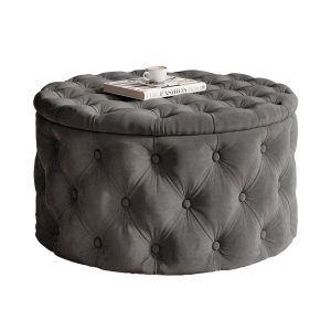 Pufa CHESTERFIELD z pojemnikiem Jasmine 96 206050