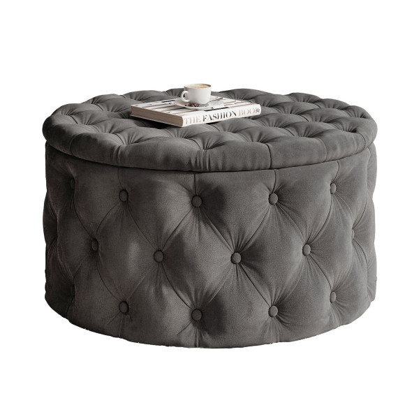 Pufa CHESTERFIELD z pojemnikiem Jasmine 96 206050