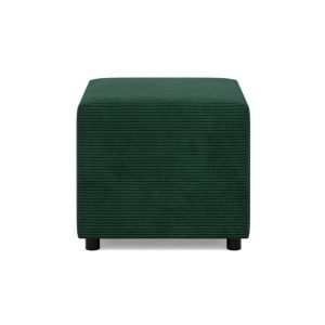 Pufa do siedzenia, BLOM, sztruks, 51x51x40, butelkowa zieleń | TYLETEGOTU 773656 Pufa do siedzenia, BLOM, sztruks, 51x51x40, butelkowa zieleń | TYLETEGOTU 773656
