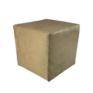 Pufa ELEMENT 40×40 cm kwadratowa trudnopalny welur do salonu beżowa 795034 Pufa ELEMENT 40×40 cm kwadratowa trudnopalny welur do salonu beżowa 795034