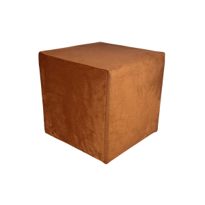 Pufa ELEMENT 40×40 cm kwadratowa trudnopalny welur do salonu ceglana 795104 Pufa ELEMENT 40×40 cm kwadratowa trudnopalny welur do salonu ceglana 795104