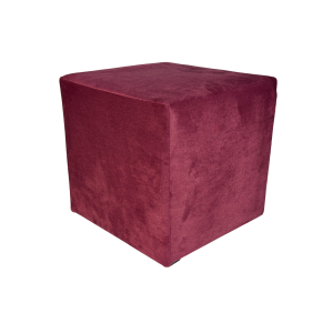Pufa ELEMENT 40×40 cm kwadratowa trudnopalny welur do salonu fuksja 795193 Pufa ELEMENT 40×40 cm kwadratowa trudnopalny welur do salonu fuksja 795193
