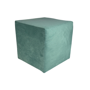Pufa ELEMENT 40×40 cm kwadratowa trudnopalny welur do salonu jasna zieleń 795036 Pufa ELEMENT 40×40 cm kwadratowa trudnopalny welur do salonu jasna zieleń 795036