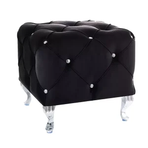 Pufa HESTIA K VELVET czarna 1001957 Pufa HESTIA K VELVET czarna 1001957