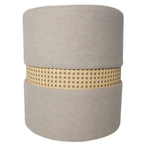 Pufa Kali, plecionka wiedeńska, Ø 35 cm 99906 Pufa Kali, plecionka wiedeńska, Ø 35 cm 99906