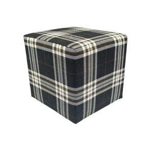 Pufa kwadratowa 40×40 cm LOBOX dwukolorowa elegancka krata grafitowa 795020 Pufa kwadratowa 40×40 cm LOBOX dwukolorowa elegancka krata grafitowa 795020