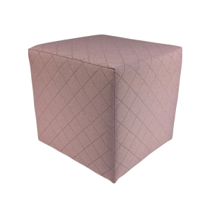 Pufa kwadratowa 40×40 cm SAWANA pikowana siedzisko podnóżek jasno różowa 795204 Pufa kwadratowa 40×40 cm SAWANA pikowana siedzisko podnóżek jasno różowa 795204