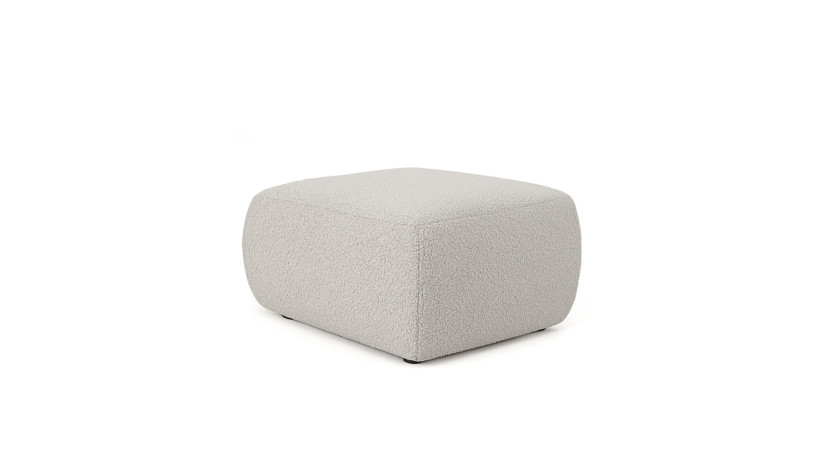 Pufa Lambi kremowa boucle 1056974