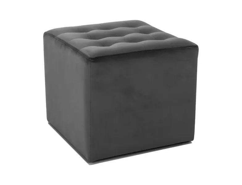 Pufa LORI VELVET czarna 1001977