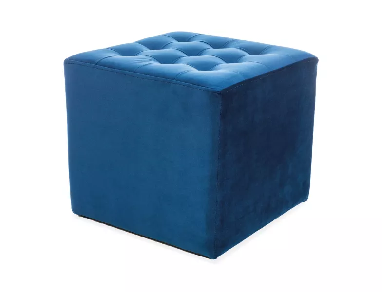 Pufa LORI VELVET granatowa 1001982