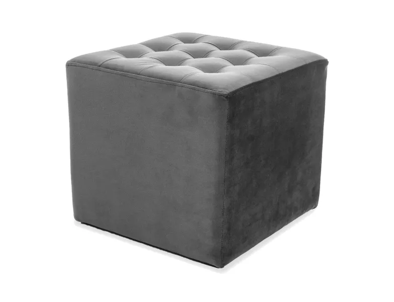 Pufa LORI VELVET szara 1001984
