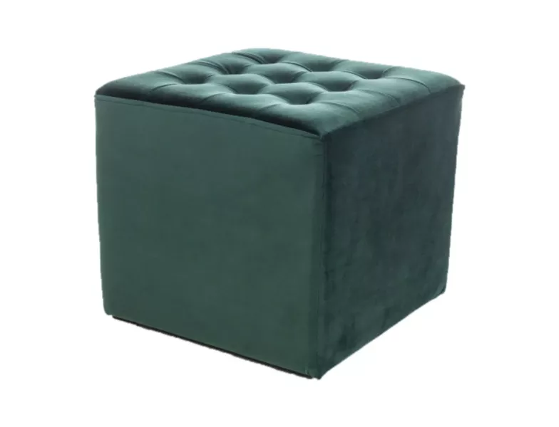 Pufa LORI VELVET zielona 1001955