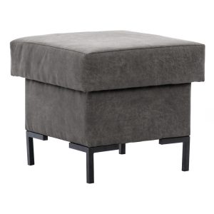 Pufa LUCA A manila dark grey czarny 296888 Pufa LUCA A manila dark grey czarny 296888
