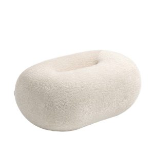 Pufa LUNCTA Ecru 82x52x34 cm HOMLA 961142 Pufa LUNCTA Ecru 82x52x34 cm HOMLA 961142