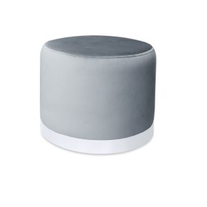Pufa LUX elegancka podstawa metalowa biała BL06 1045641 Pufa LUX elegancka podstawa metalowa biała BL06 1045641