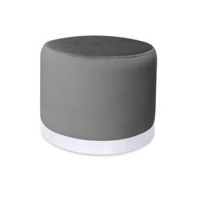 Pufa LUX elegancka podstawa metalowa biała BL14 1045685 Pufa LUX elegancka podstawa metalowa biała BL14 1045685