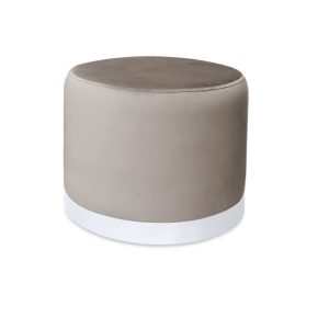 Pufa LUX elegancka podstawa metalowa biała MG09 1045652 Pufa LUX elegancka podstawa metalowa biała MG09 1045652