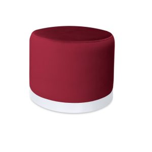 Pufa LUX elegancka podstawa metalowa biała MG31 1045645 Pufa LUX elegancka podstawa metalowa biała MG31 1045645