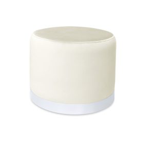 Pufa LUX elegancka podstawa metalowa biała MG50 1045650 Pufa LUX elegancka podstawa metalowa biała MG50 1045650