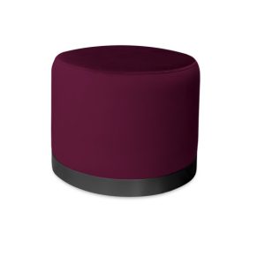 Pufa LUX elegancka podstawa metalowa czarna MG02 1045664 Pufa LUX elegancka podstawa metalowa czarna MG02 1045664